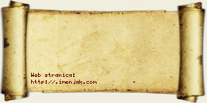 Isidora Dimić vizit kartica